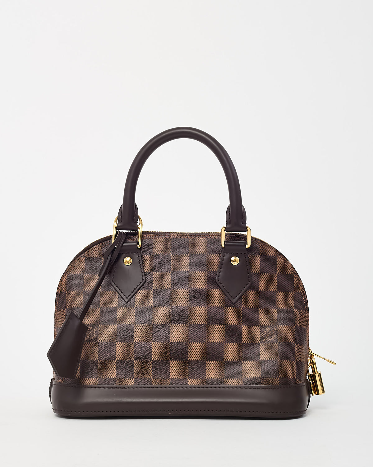Louis Vuitton Damier Ebene Coated Canvas Alma BB Handbag