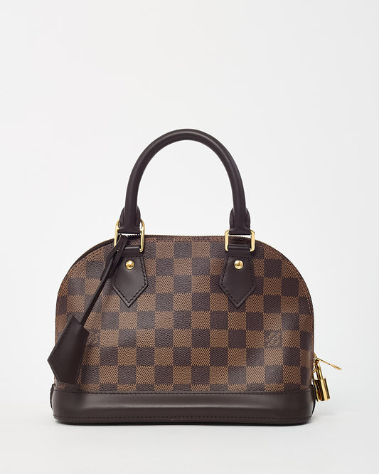 Louis Vuitton Damier Ebene Coated Canvas Alma BB Handbag