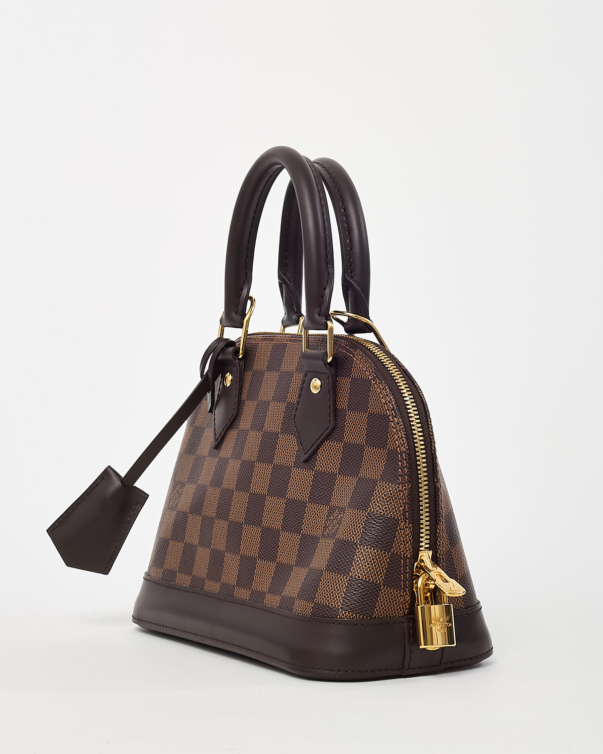 Louis Vuitton Damier Ebene Coated Canvas Alma BB Handbag