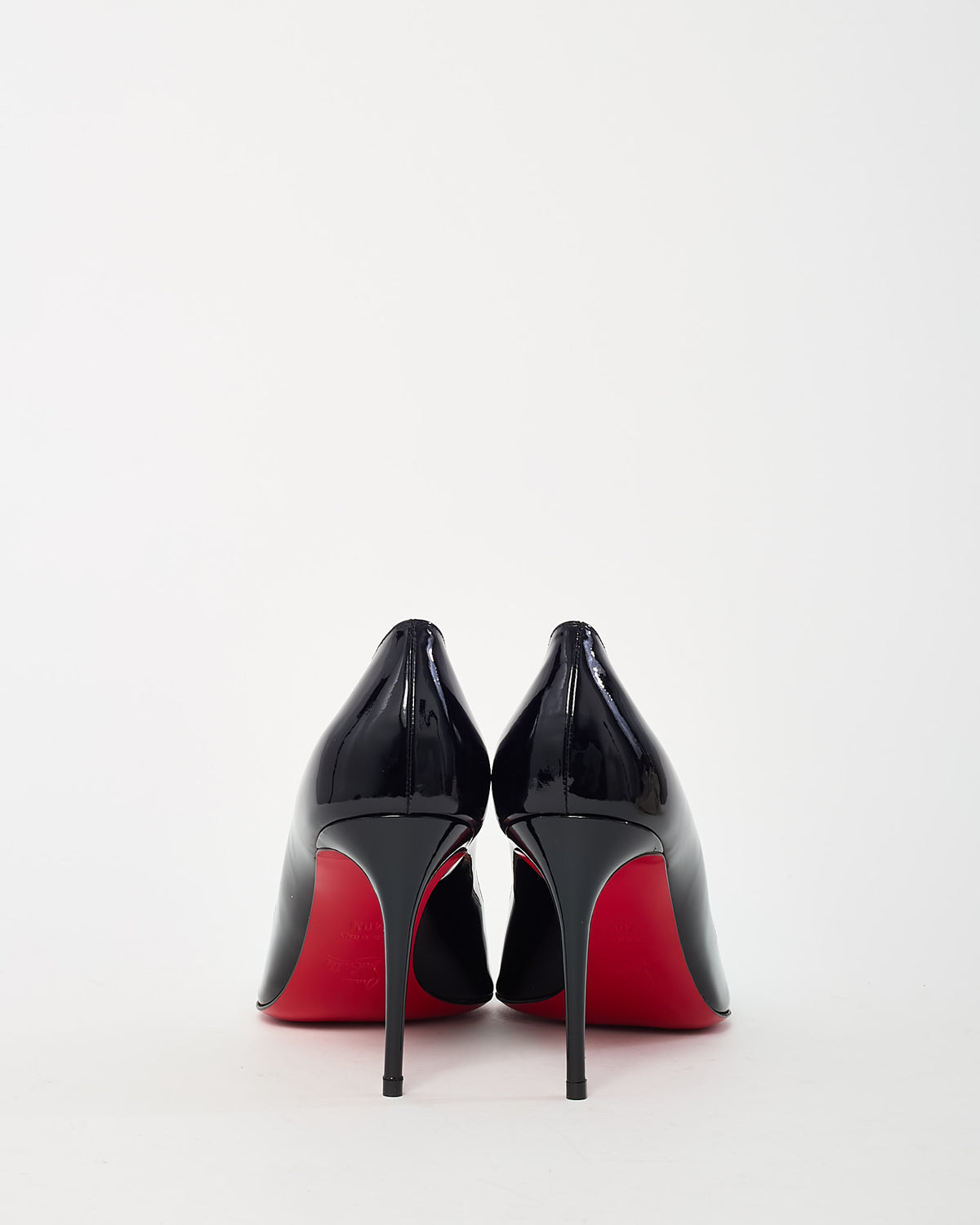 Christian Louboutin Black Patent Leather Corneille 85mm Pumps - 40