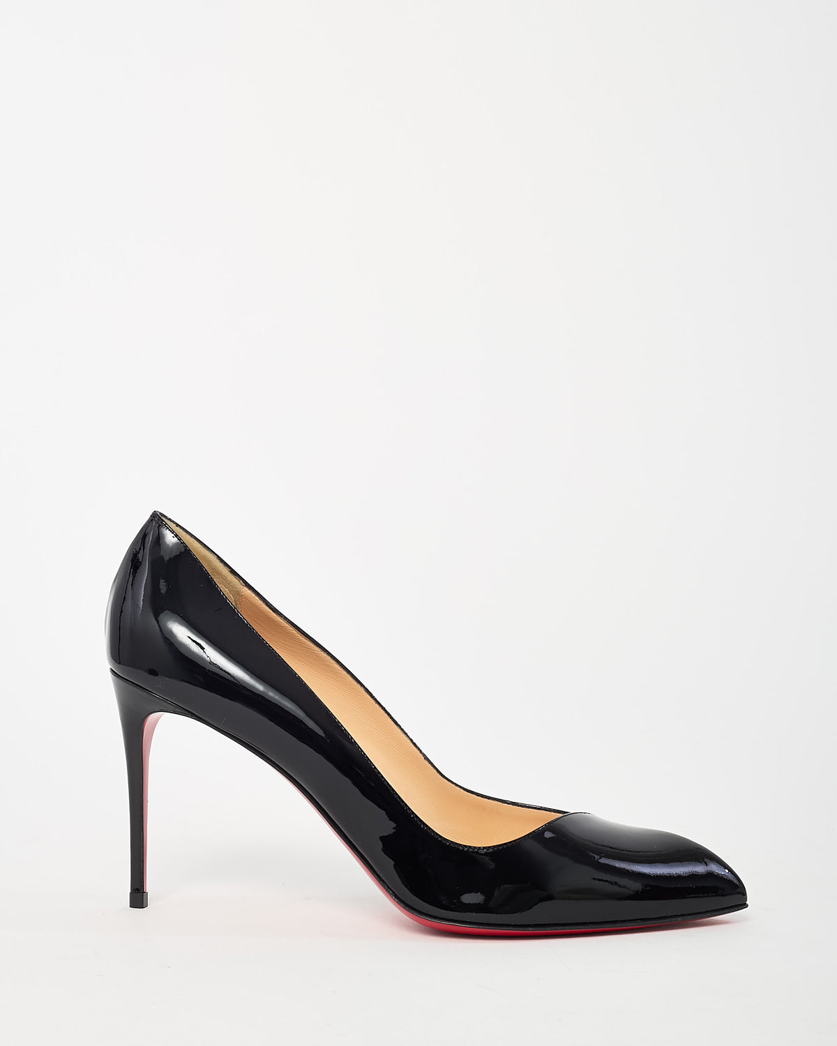 Christian Louboutin Black Patent Leather Corneille 85mm Pumps - 40
