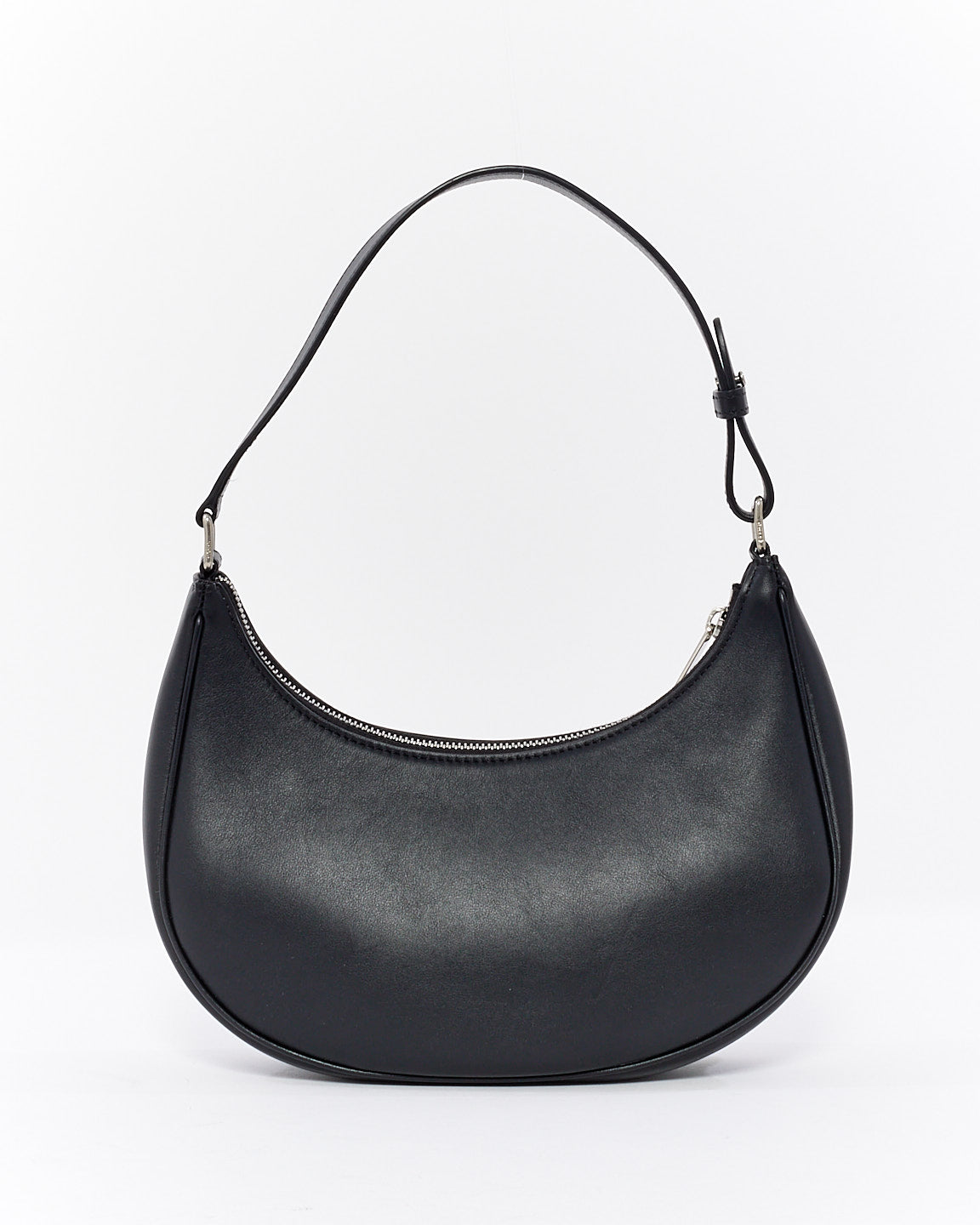 Celine Black Smooth Leather Logo Ava Bag