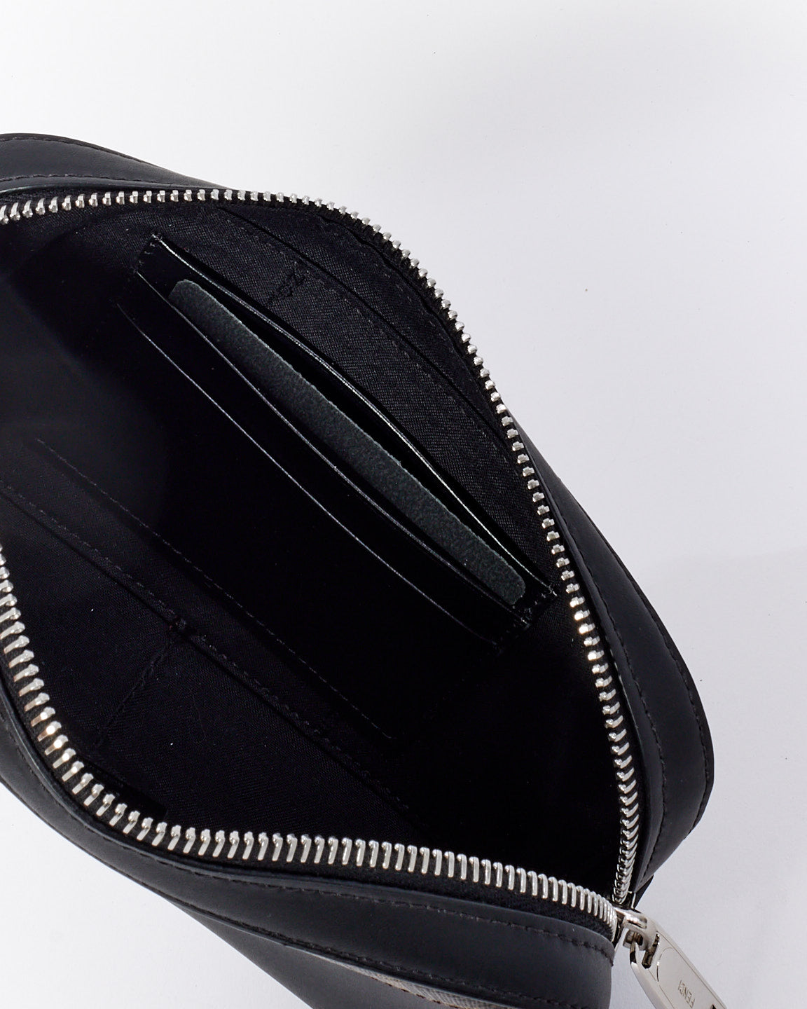 Fendi Black & Brown Zucca Coated Canvas & Leather Convertible Camera Bag