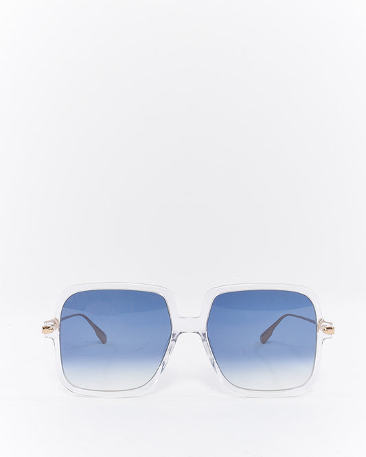 Dior Clear Acetate Square Dior Link 1 Frame Sunglasses