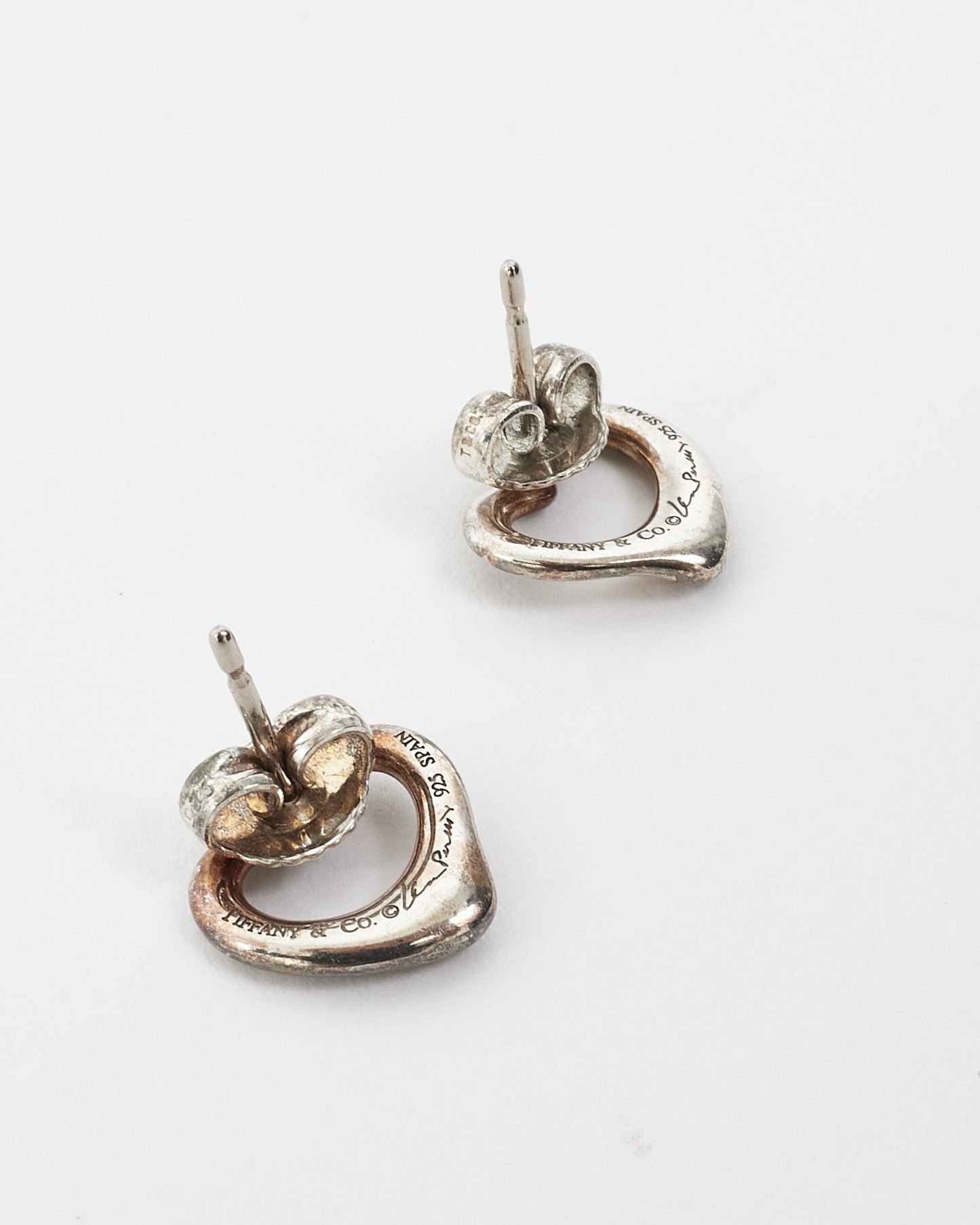 Tiffany & Co. Elsa Peretti Open Heart Stud Earrings