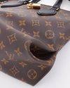 Louis Vuitton Black Monogram Canvas Flower Zip Tote PM Bag
