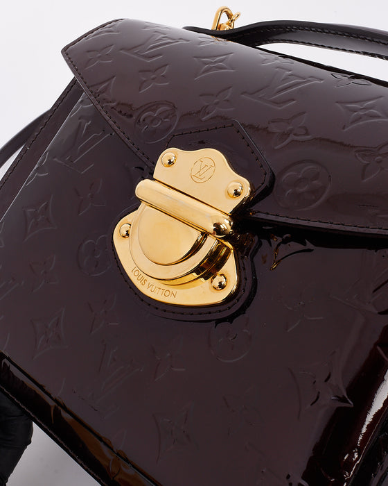 Louis Vuitton Amarante Vernis Monogram Mirada Bag