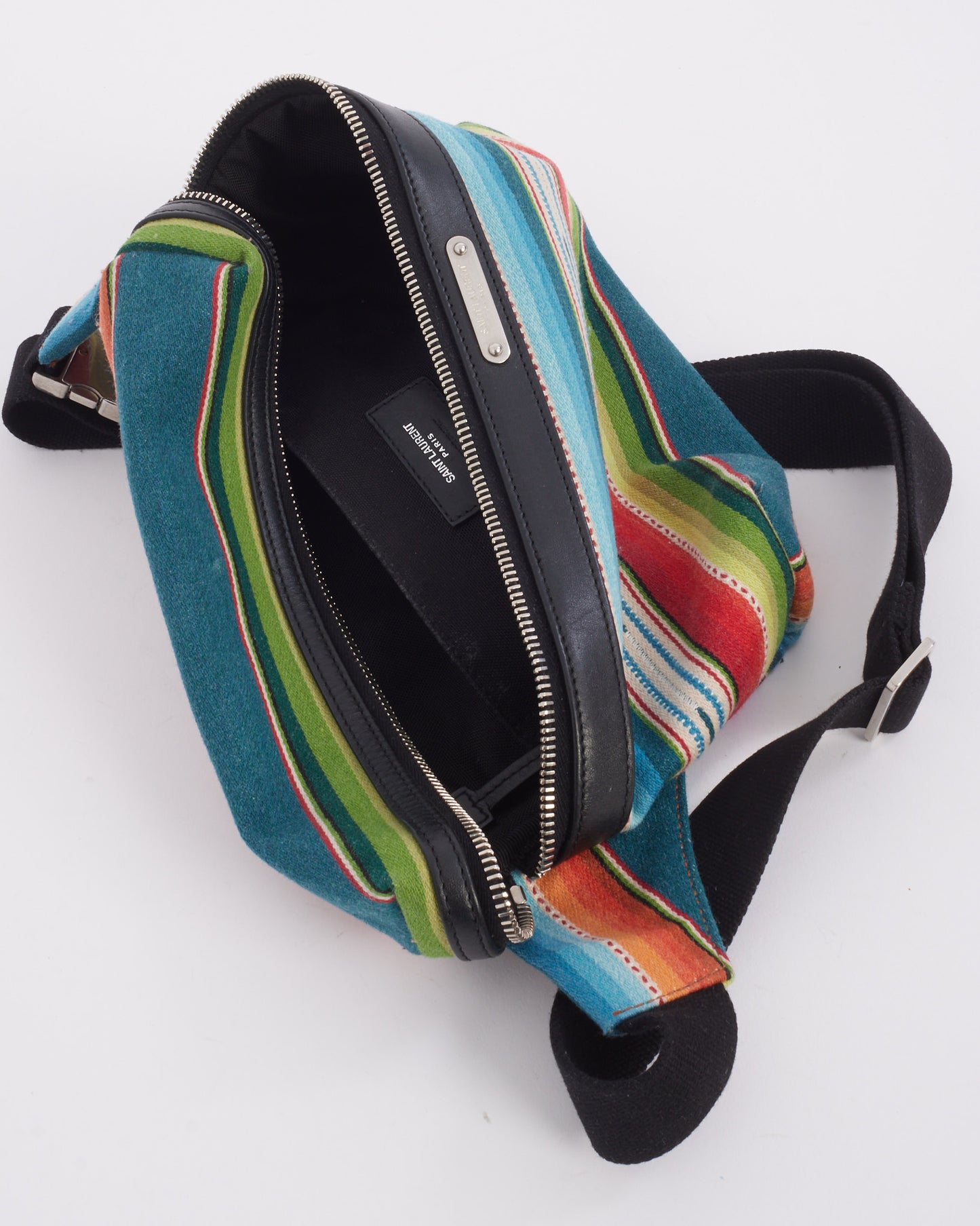 Saint Laurent Multi Colorful 'City' Adjustable Belt Bag