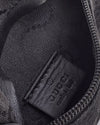 Gucci Black Monogram Canvas Belt Bag