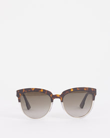  Dior Brown & Clear Acetate DiorSight Sunglasses