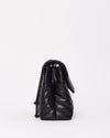 Saint Laurent Black Quilted Y Leather Lou Lou Medium Chain Bag
