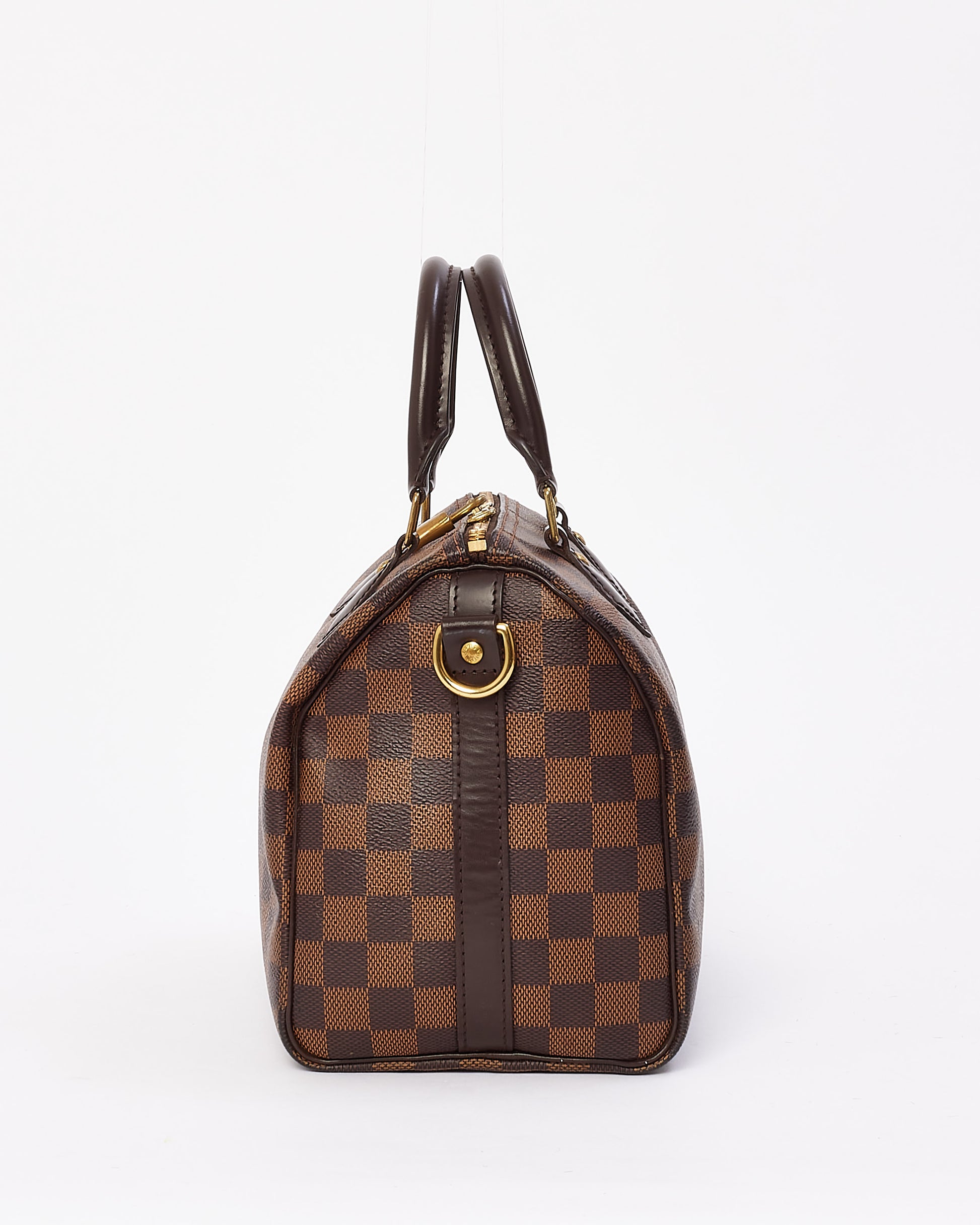 Explore a Louis Vuitton Damier Ebene Canvas Speedy Bandoulière 25