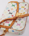 Louis Vuitton White Monogram Multicolor Murakami Sologne Shoulder Bag