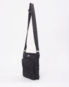 Prada Black Nylon Tessuto Flat with Front Pocket  Messenger Crossbody Bag