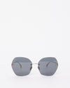 Chanel Gold/Black 4271-T Square Titanium Sunglasses