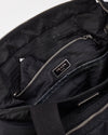 Prada Black Nylon Saffiano Trimmed Tessuto Diaper Bag with Strap