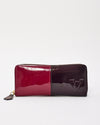 Louis Vuitton Amarante & Magenta Patent Leather Miroir Long Zippy Wallet