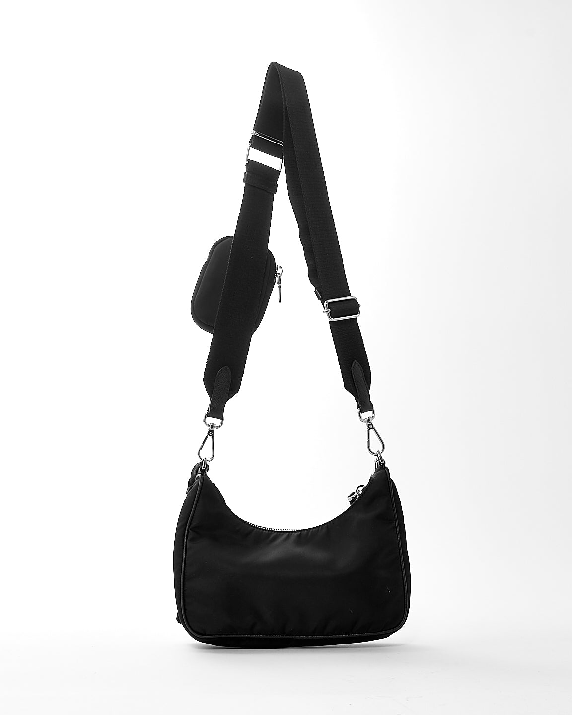 Prada Black Nylon Tessuto Re Edition 2005 Bag