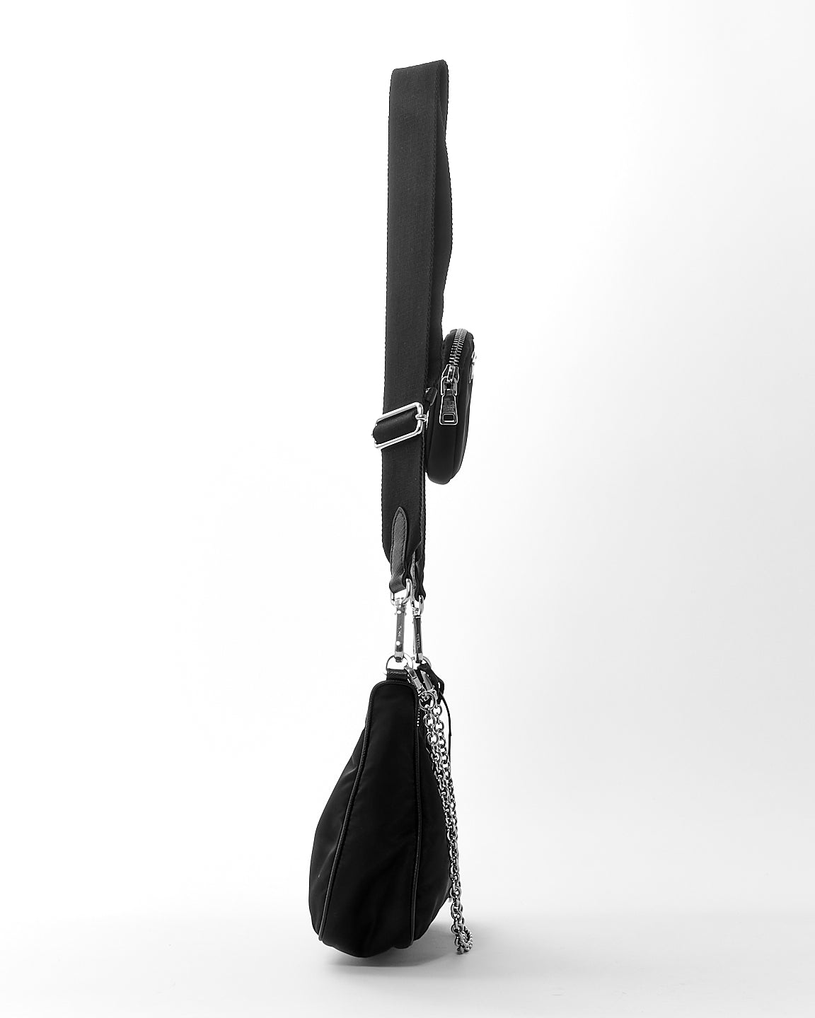 Prada Black Nylon Tessuto Re Edition 2005 Bag