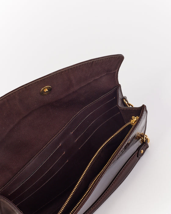 Louis Vuitton Amarante Monogram Vernis Sunset Boulevard Bag