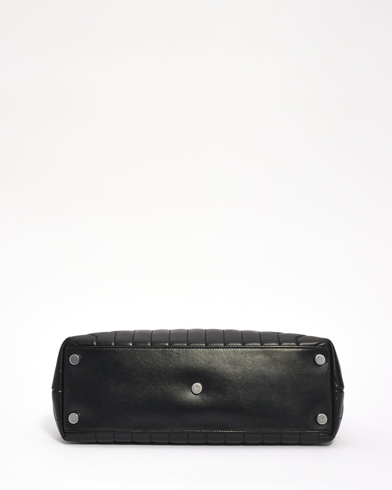 Saint Laurent Black Quilted Y Leather Large Lou Lou Chain Bag