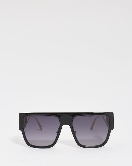 Dior Black Acetate 30Montaigne S3U Shield Sunglasses