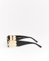 Balenciaga Black Acetate BB Logo BB096S Sunglasses