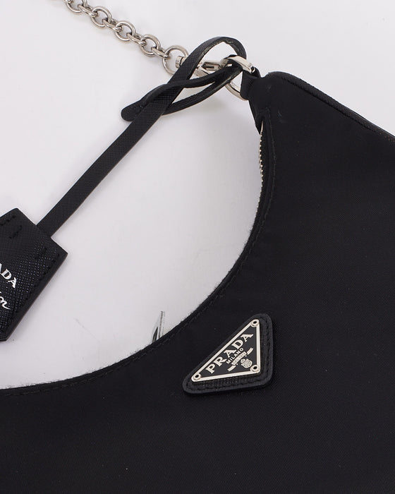 Prada Black Nylon Tessuto Re Edition 2005 Bag