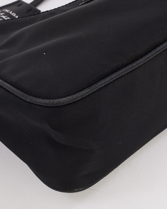 Prada Black Nylon Tessuto Re Edition 2005 Bag