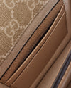 Gucci Beige & White GG Supreme Canvas Interlocking G Mini Shoulder Bag
