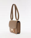 Hermès Etoupe Epsom Leather Constance 1 24 with Rose Gold Hardware