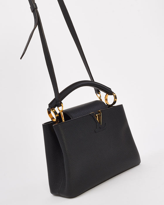 Louis Vuitton Black Leather Capucine BB Bag