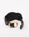 Balenciaga Black Leather Arena Wrap Bracelet