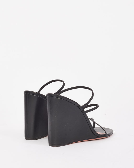 Amina Mauddi Leather Naima Wedge Sandals - 36