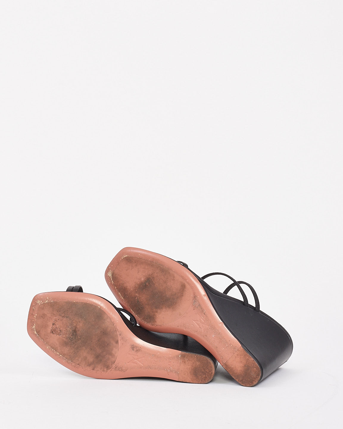 Amina Mauddi Leather Naima Wedge Sandals - 36