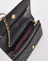 Chanel Black Caviar Wallet On Chain with Gold Hardware