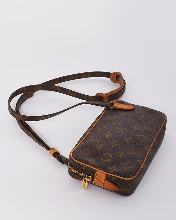 Louis Vuitton Vintage - Monogram Marly Bandouliere Brown - Canvas and  Vachetta Leather Crossbody Bag - Luxury High Quality - Avvenice