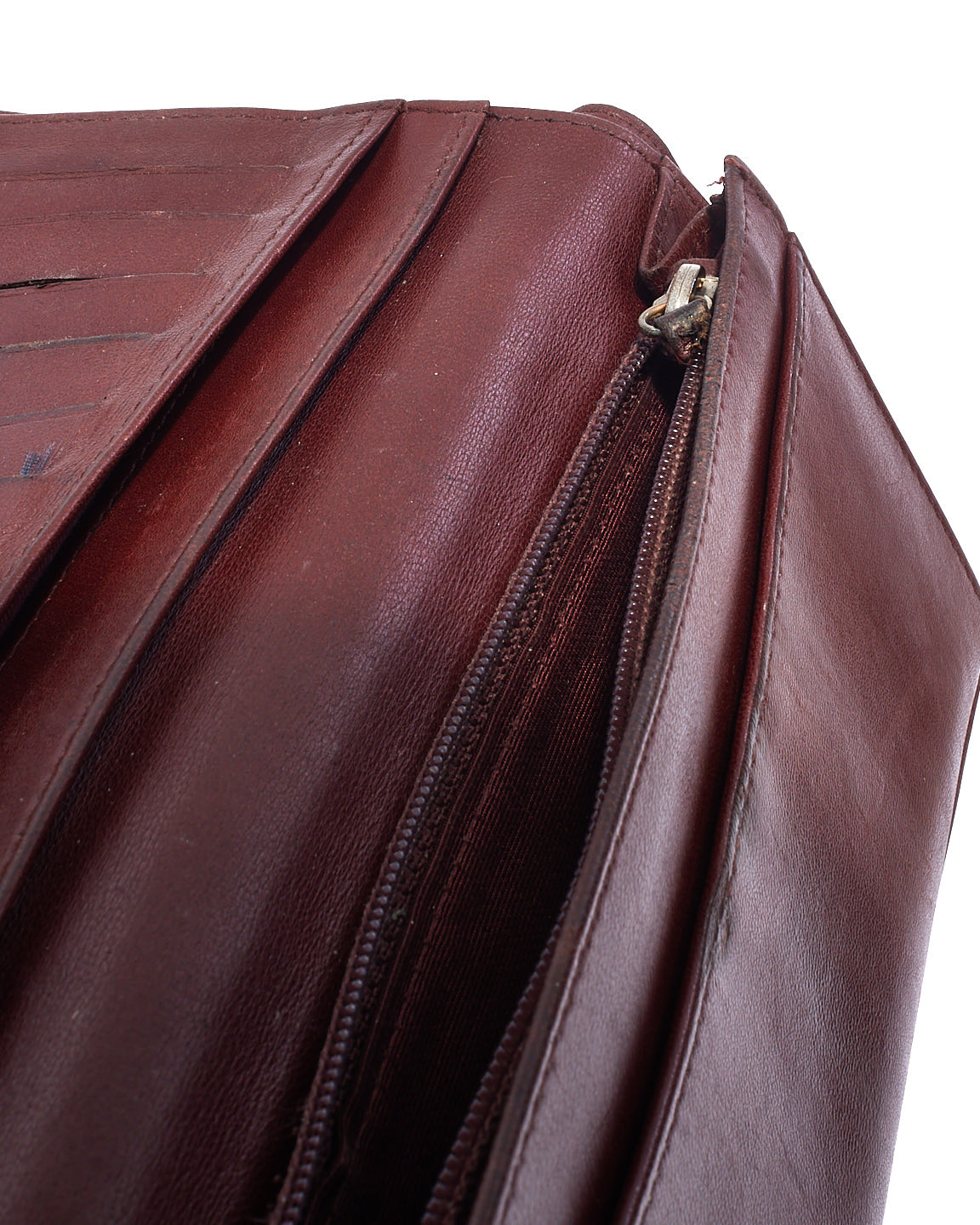 Chanel Black Lambskin Quilted Leather Logo Long Bi-Fold Wallet