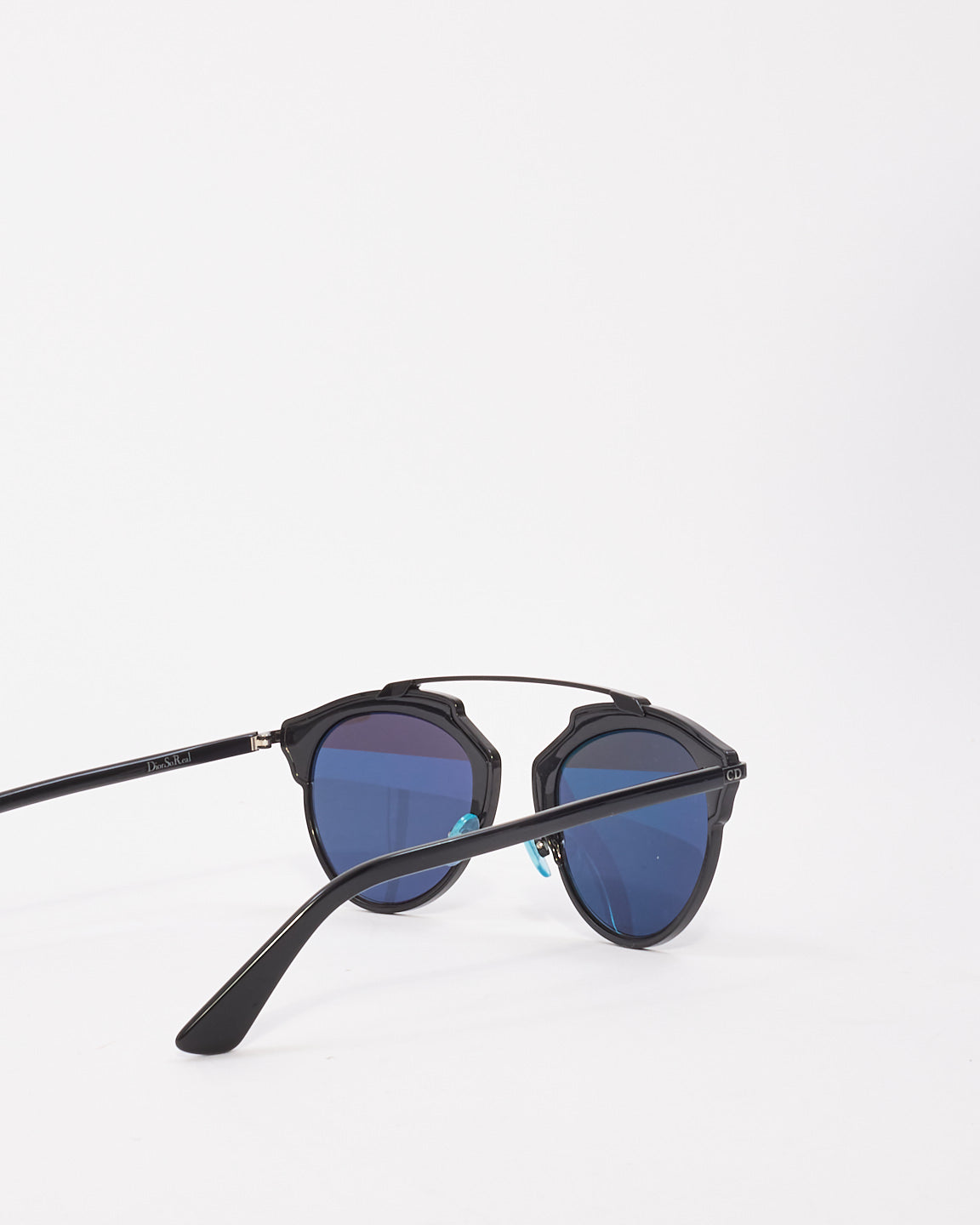 Dior Black & Blue SoReal Aviator Sunglasses