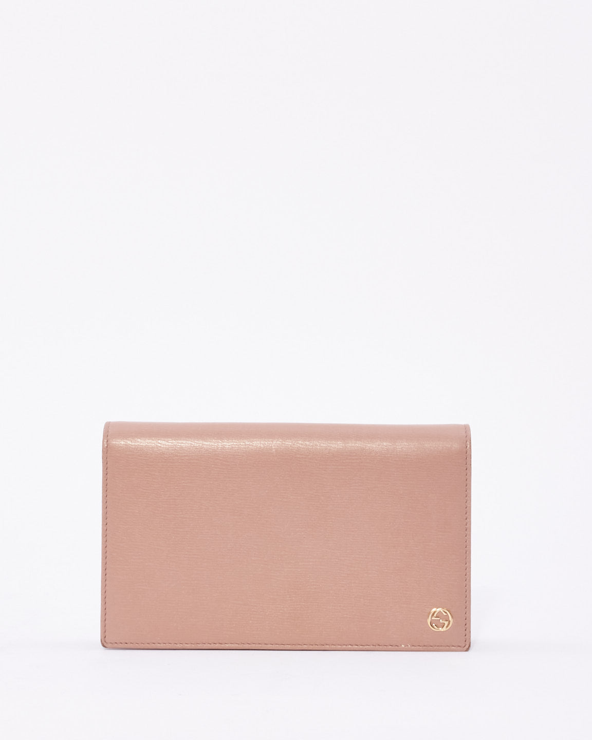 Gucci Pink Leather Betty Wallet on Chain Crossbody Bag