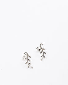 Tiffany & Co. Silver Olive Leaf Climber Earrings