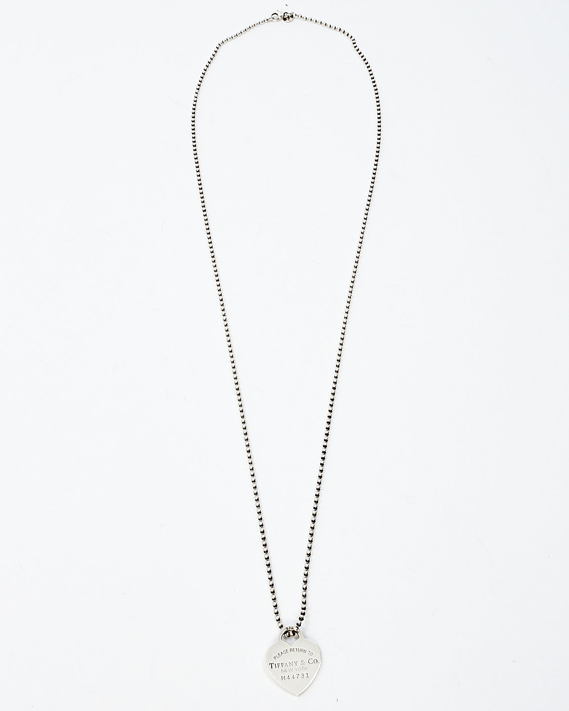 Tiffany &amp; Co. Collier argenté Return to Tiffany Heart Lock