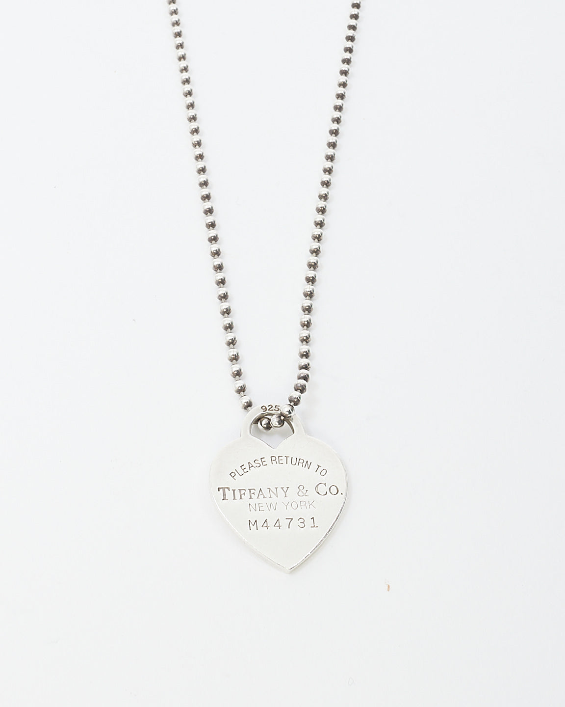 Tiffany & Co. Silver Return to Tiffany Heart Lock Necklace