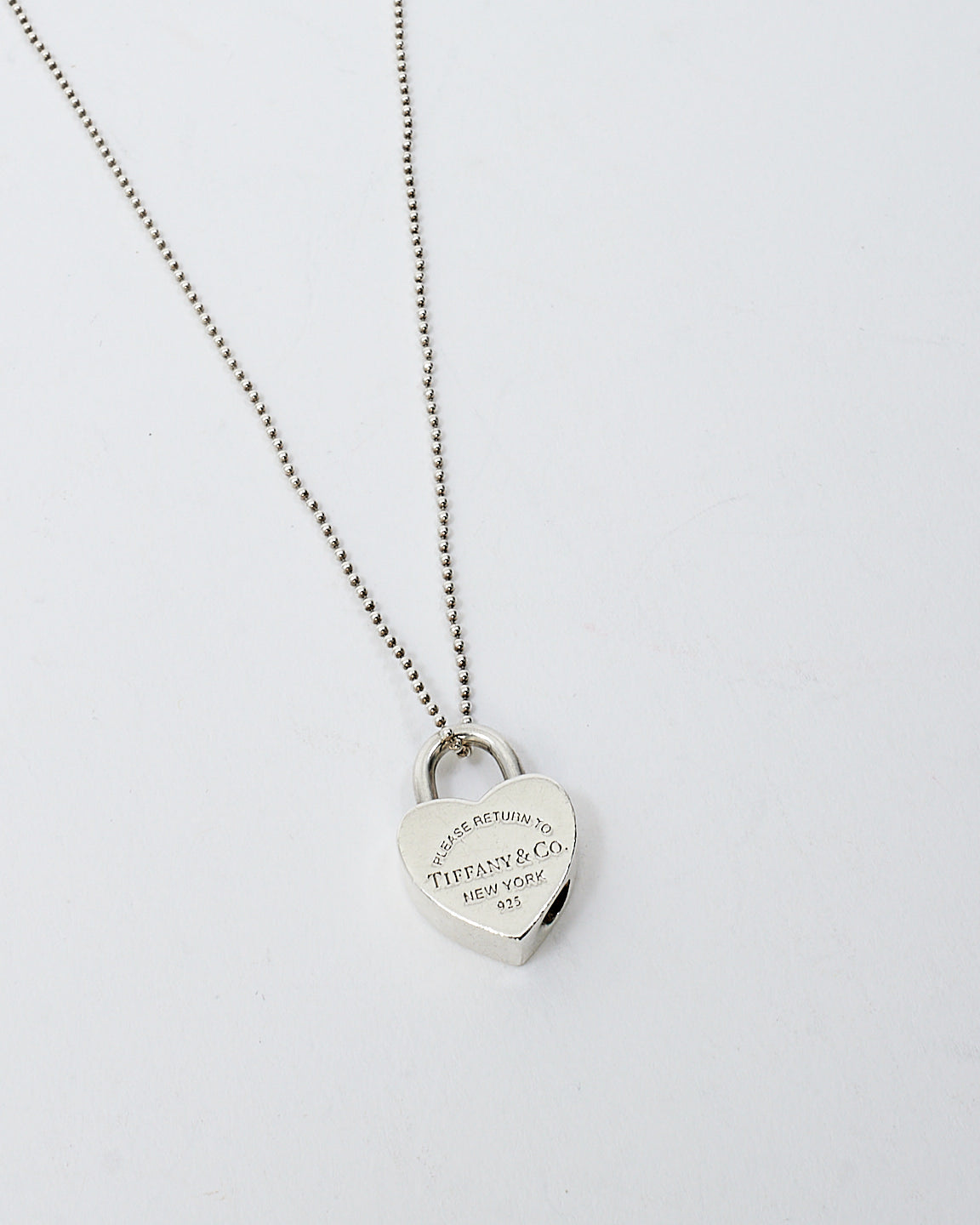 Tiffany & Co. Silver Return to Tiffany Heart Pendant Necklace