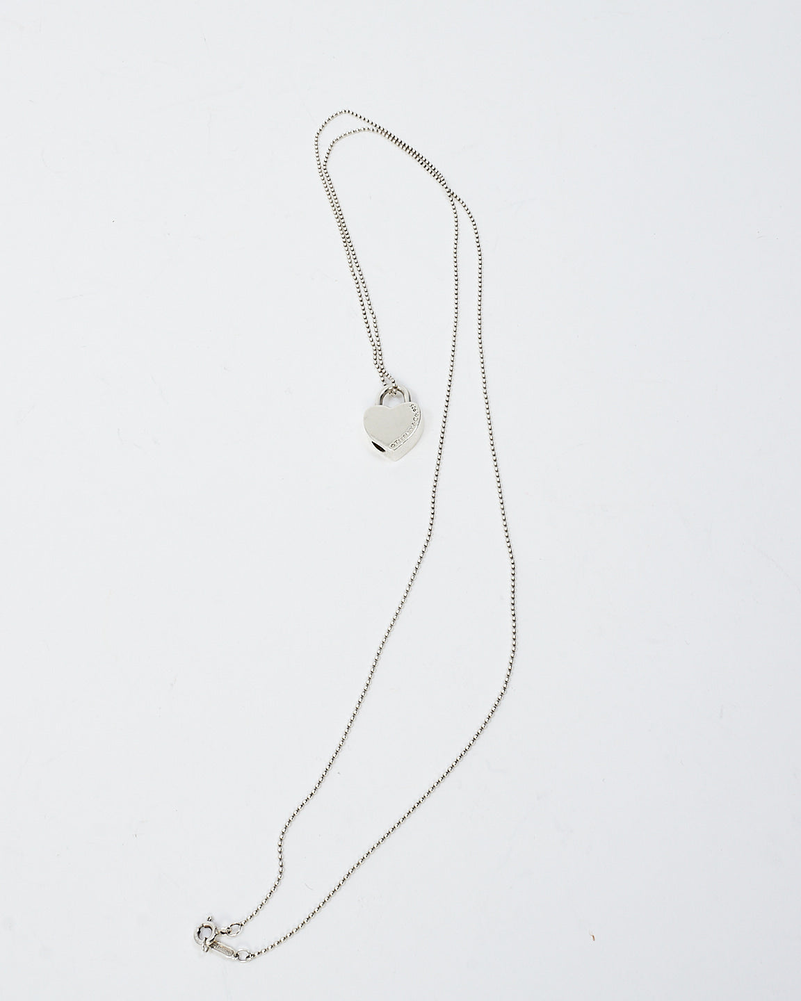 Tiffany & Co. Silver Return to Tiffany Heart Pendant Necklace