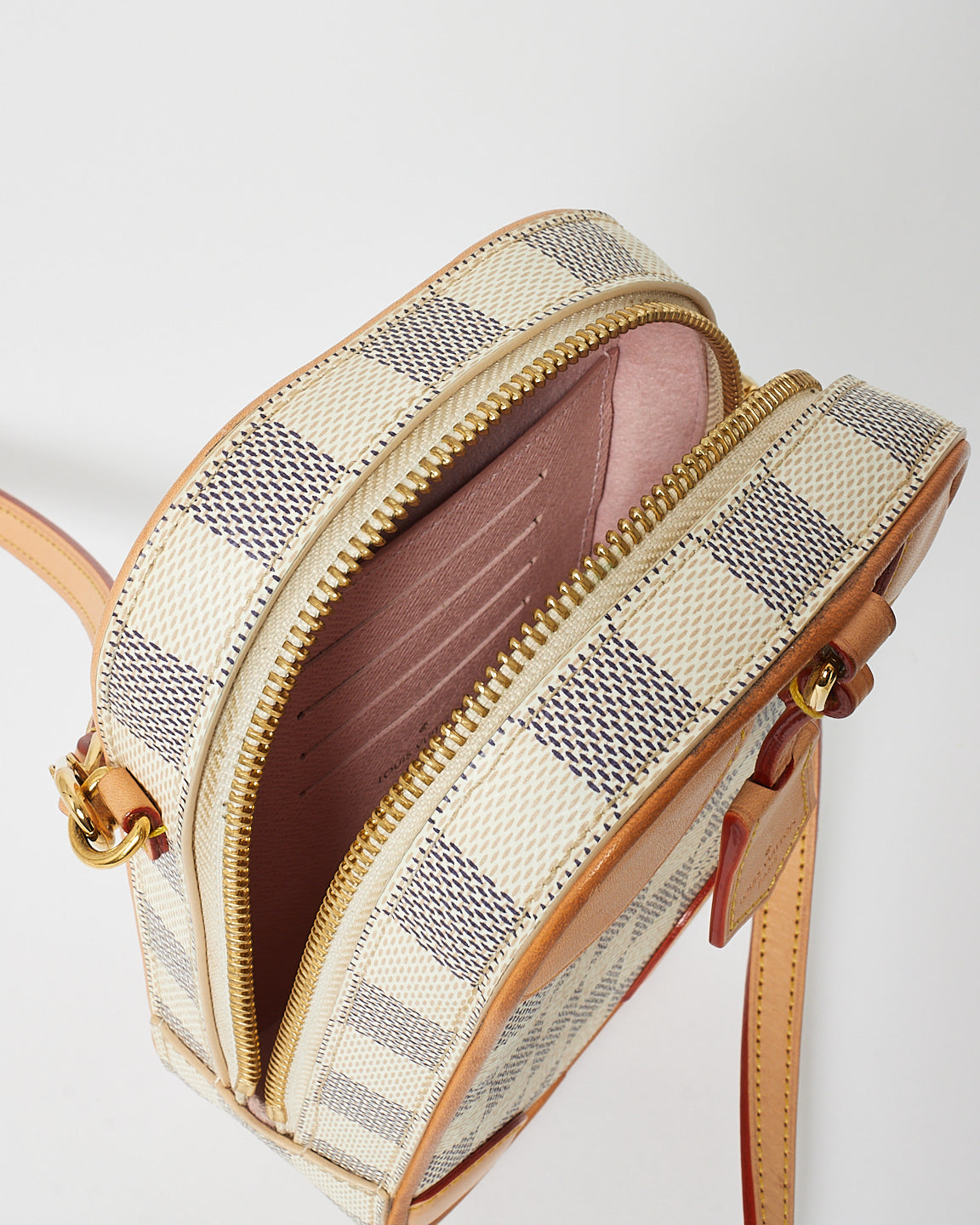 Explore a Louis Vuitton Damier Azur Neo Kapi Crossbody Bag