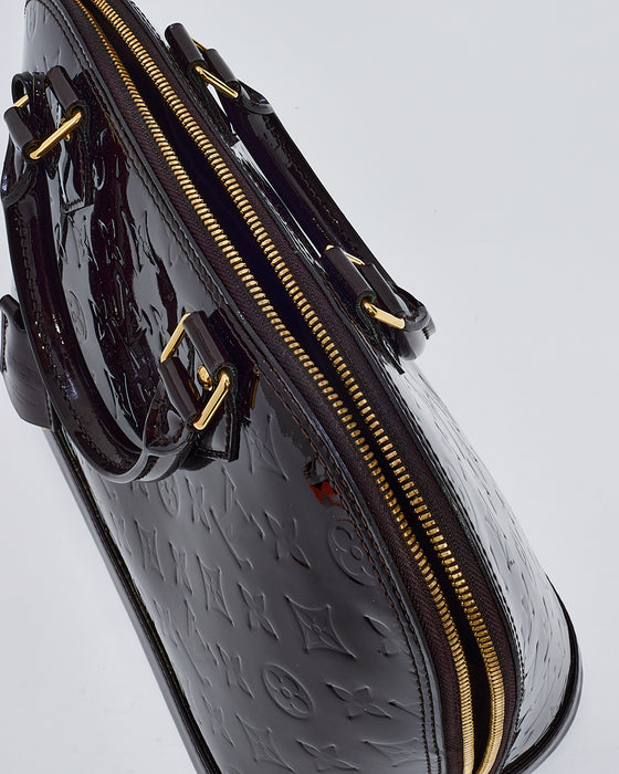 Louis Vuitton Amarante Monogram Vernis Leather Alma PM Bag – RETYCHE