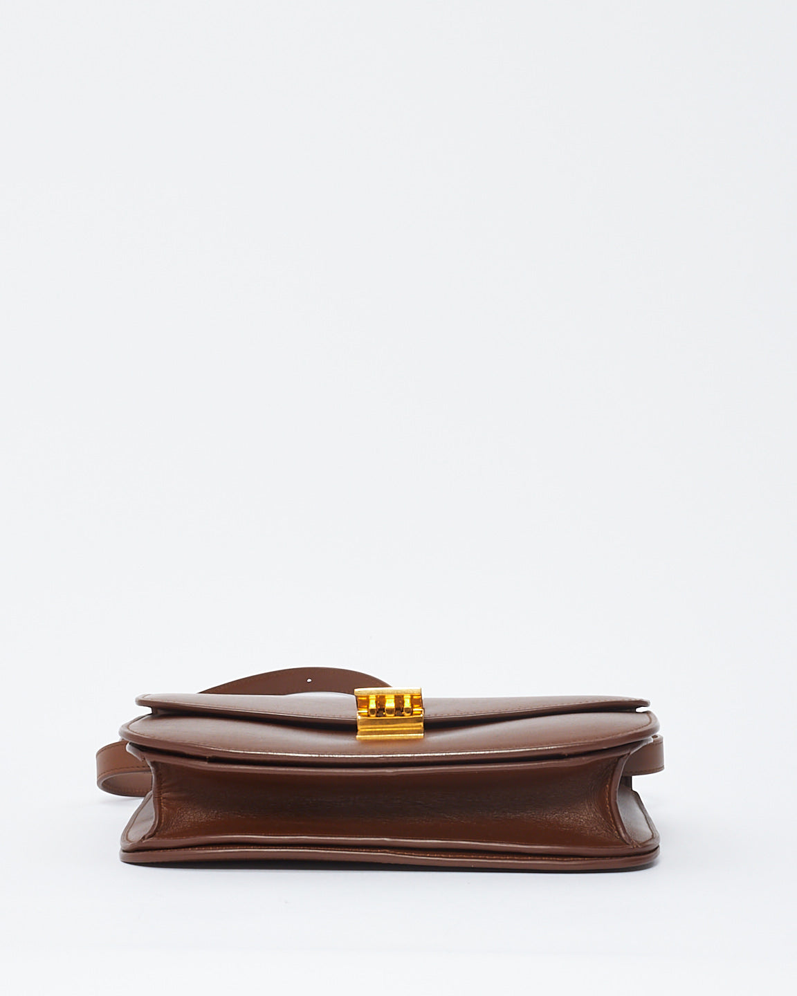 Celine Tan Box Calfskin Leather Medium Classic Bag