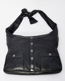  Chanel Black Leather Girl Crossbody Bag