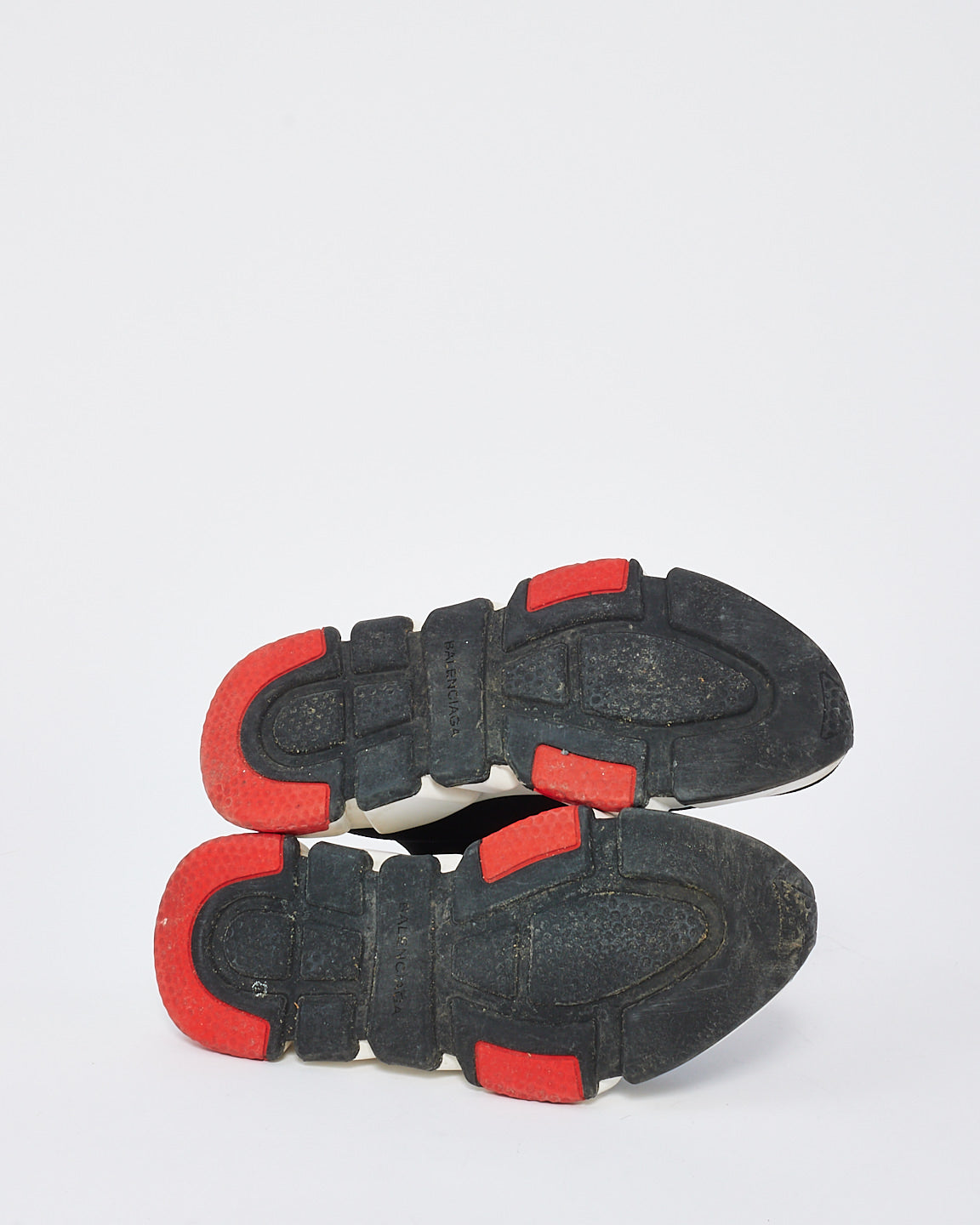 Balenciaga Black Knit Speed Sneakers - 40